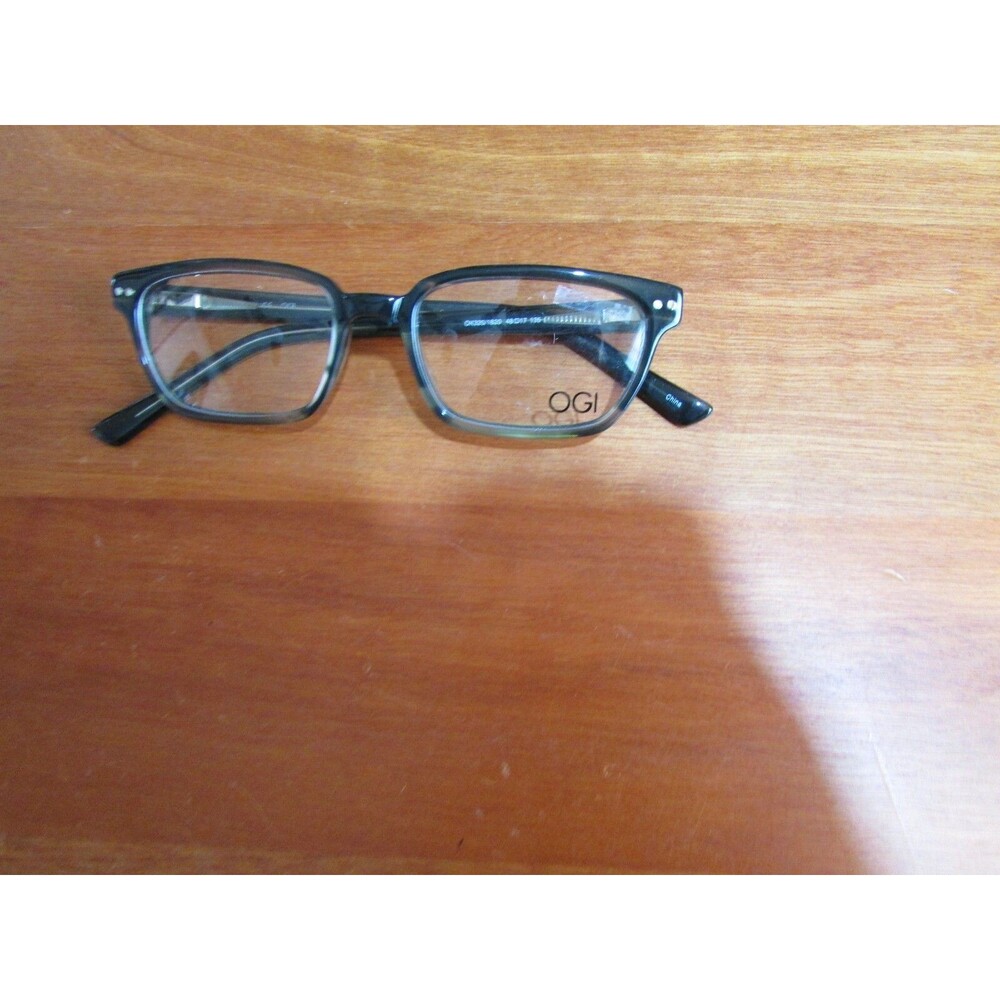 OGI HERITAGE DARK GRAYISH GREEN PRESCRIPTION EYEGLASS FRAME OK320/1820 49-17-135